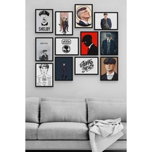 Thomas Shelby 12 Parça Ahşap Mdf Tablo Zlltb398 Karışık - 241839544 Karışık