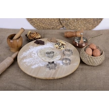 Kurabiye Kalıbı Metal Midi 4 Parça Renkli