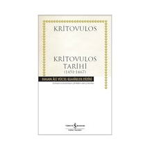Kritovulos Tarihi 1451-1467 - Kritovulos - İş Bankası Kültür Yayınları