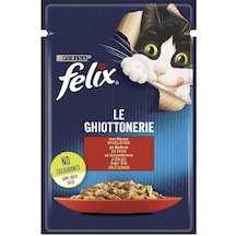 Purina Felix Sığır Etli Yetişkin Kedi Yaş Maması 85 G
