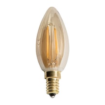 4W RUSTİK LED BUJİ AMPÜL E14 - AMBER