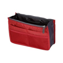 Rpxbguckarhg Kadın Seyahat Organizatör Çantası - Büyük Astarlı Makyaj Ve Kozmetik Çantası - Tote Model Koyu Gri