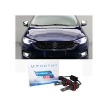 Fiat Egea Led Xenon Sis Farı Ampulü H11 Ultimate 9500 Lumens Yeni Seri Beyaz