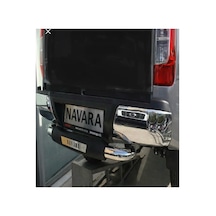 Tüm Nissan Navara Modelleriyle Uyumlu Arka Tampon Koruma Demiri Krom