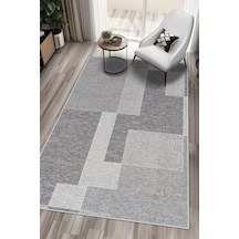West Home Makinede Yıkanabilir Kaymaz Taban Leke Tutmaz Salon Halısı Mutfak Halısı Ve Yatak Odası Halısı Wh 593 Grey
