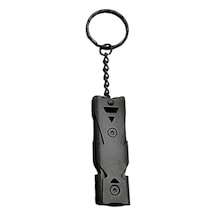 Dolıty Çift Borulu Düdük Hayat Kurtarıcı Acil Sos Siyah Siyah