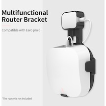 Pazly Bilgisayar Standı Duvara Monte Yönlendirici Braketi Kolay Kurulum Siyah/beyaz Eero Pro 6 Uyumlu