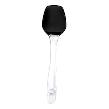 Silikon Spatula, Mutfak Pişirme Aracı, Şeffaf Tutma Yeri Siyah 0