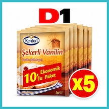 Bezos Kenton Şekerli Vanilin 10 Lu 5 Adet Dfnbez