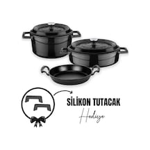 Lava Döküm 3x Trendy Serisi 6 Parça Tencere Seti 001