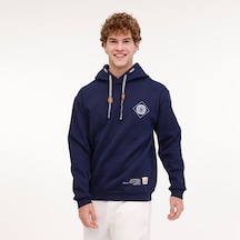 Lumberjack Hector Erkek Lacivert Kapüşonlu Hoodie Lacivert