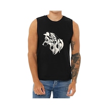 Bluu Mandalaw Kolsuz Sporcu T-shirt Tank Top Spor Atlet Bluu Mandalaw Kolsuz Sporcu T-shirt Tank Top Spor Atlet