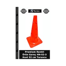 Özel Seri Hn-52-3 Huni 52 Cm Turuncu Ekipman Model Parça