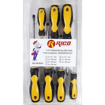 Rıco 003 Rk0026 7li Klasik Tornavida Seti 4 Düz 3 Yıldız