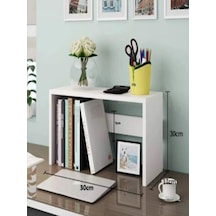 Mini Kitap Rafı Masa Düzenleyici Organizer Çalışma Masası