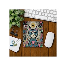 Bohem Kedi Baskılı Oyuncu Mousepad 036