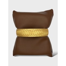 Arnes Jewelry Çelik 22 Ayar Altın Kaplama Bilezik Ar430nes Gold