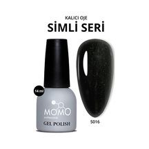 Kalıcı Oje S016, Hafif Simli Siyah, 14 Ml