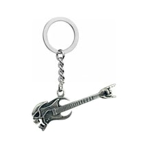 Ss Gitar Metal Anahtarlık Zamak Kaplama, Müzik Temalı - Unisex