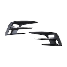 Renault Megane- 4- Sd- 2021-2024 Sis Lamba Kapağı Sağ/sol Set/sis Delikli/siyah/nikelaj Çıtalı Tyg