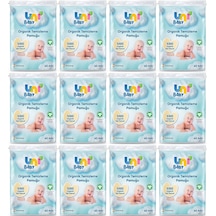 Uni Baby Bebek Temizleme Pamuğu 60 Adet Tekli Pk 12 Li Set 12'li Set