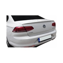 Volkswagen Passat B8 Geniş Spoiler Boyalı Beyaz Bagaj Üstü Spoiler Arka Üst Spoiler