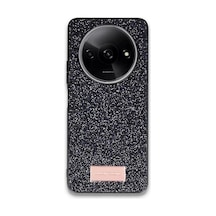 Onegif Xiaomi Redmi A3 4g Uyumlu Bright Simli Kapak - Siyah