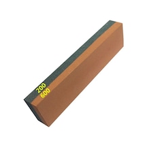 Createtech Taşı Taraflı Suya Önerilir Kumtaşı Çift Bileme Batırma 500g, 200x50x25mm, 200 /600 - Sq