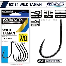 Owner 53181 Wild Taman Black Chrome İğne
