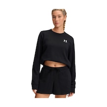 Under Armour Rival Terry Kadın Sweatshirt 1389659-001 Siyah