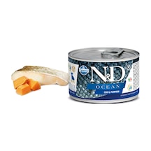 N&D Ocean Tahılsız Morina Balıklı ve Bal Kabaklı Konserve Yavru Köpek Maması 6 x 140 G