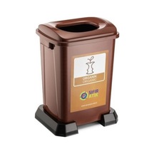 Geri Dönüşüm Kutusu Organik Atık Sıfır Atık Kutusu 50 Lt - 1 Adet ŞEFFAF