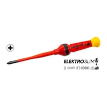 İzeltaş 14000005339 1000 V PH 14.5 x 80 Elektro Slim Yıldız Tornavida