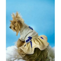 Kemique Navy Creamy Tütülü Köpek Elbisesi