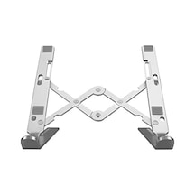 Blueforce As-70 7 Kademeli Alüminyum Taşınabilir Laptop Notebook Tablet Standı Katlanabilir Portatif Macbook Metal Stant 10 İnç-16 İnç Uyumlu