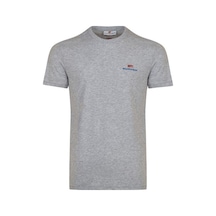 Bearraybon Erkek Sıfır Yaka T-Shirt-Gri