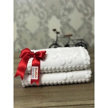 Banyo Ayak Havlusu 2li - Beyaz Beyaz