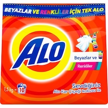 Alo Toz Çamaşır Deterjanı Canlı Renkler 10 Yıkama 2 x 1500 G