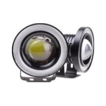 Kgn Sis Farı Mercekli Angel Cob Neon Beyaz 76mm 7000k 1200 Lm Tüm Binek Araçlar-motosiklet