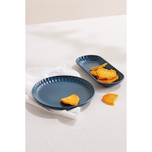Pasabahce Soft Seramik Pasta Tabağı Mavi - 1 Adet
