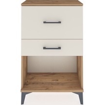 Arges Komodin 2 Çekmeceli 60x30x96 Çam-aytaşı Atlas Çam