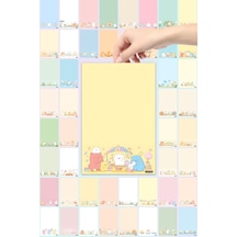 A5 Sumikko Gurashi Bloknot Çizgisiz Defter - 50 Yaprak - Notepad - Not Defteri - Not Kağıdı Çok Renkli Çok Renkli
