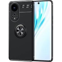 Microcase Honor 50 Focus Serisi Yüzüklü Kilif - Siyah 536337063