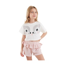 Denokids I Kiz Ceylan Kız Çocuk T-shirt Şort Takım Çok Renkli