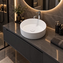 Cerastyle Suit 38 Cm Tezgah Üstü Çanak Lavabo Beyaz