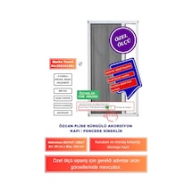 Plise-Pileli Akordiyon Kapı Pencere Katlanır Sineklik