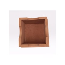 Bengi Ticaret Ahşap Mdf Kare El Yapımı Dekoratif Masaüstü Kalemlik