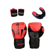 Avessa Ring-308 Boks Eldiveni Kırmızı 8 Oz Set Kırmızı
