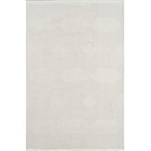 Royal Halı Arles Fj01a Krem Akrilik Yumuşak Dokulu Modern Çizgili Halı