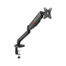 Go-5336 Tek Monitör Kolu, Gaz Yayı Destekli Ayarlanabilir Stand, 43 İla 81 Cm Ekranlara Uygun, 9 Kg Yük Kapasitesi, Kablo Yönetimi - Siyah